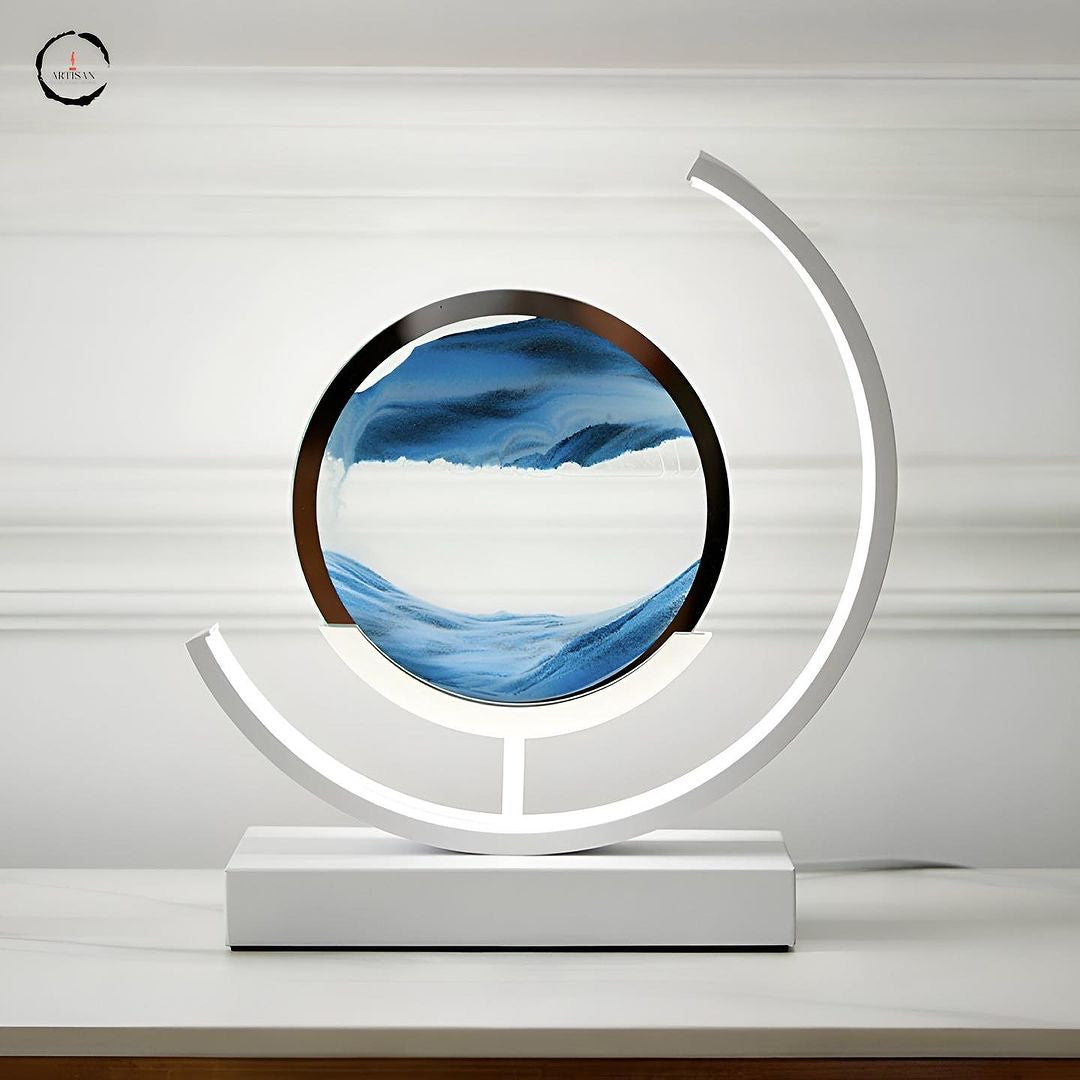 Hourglass Moving Sand Lamp