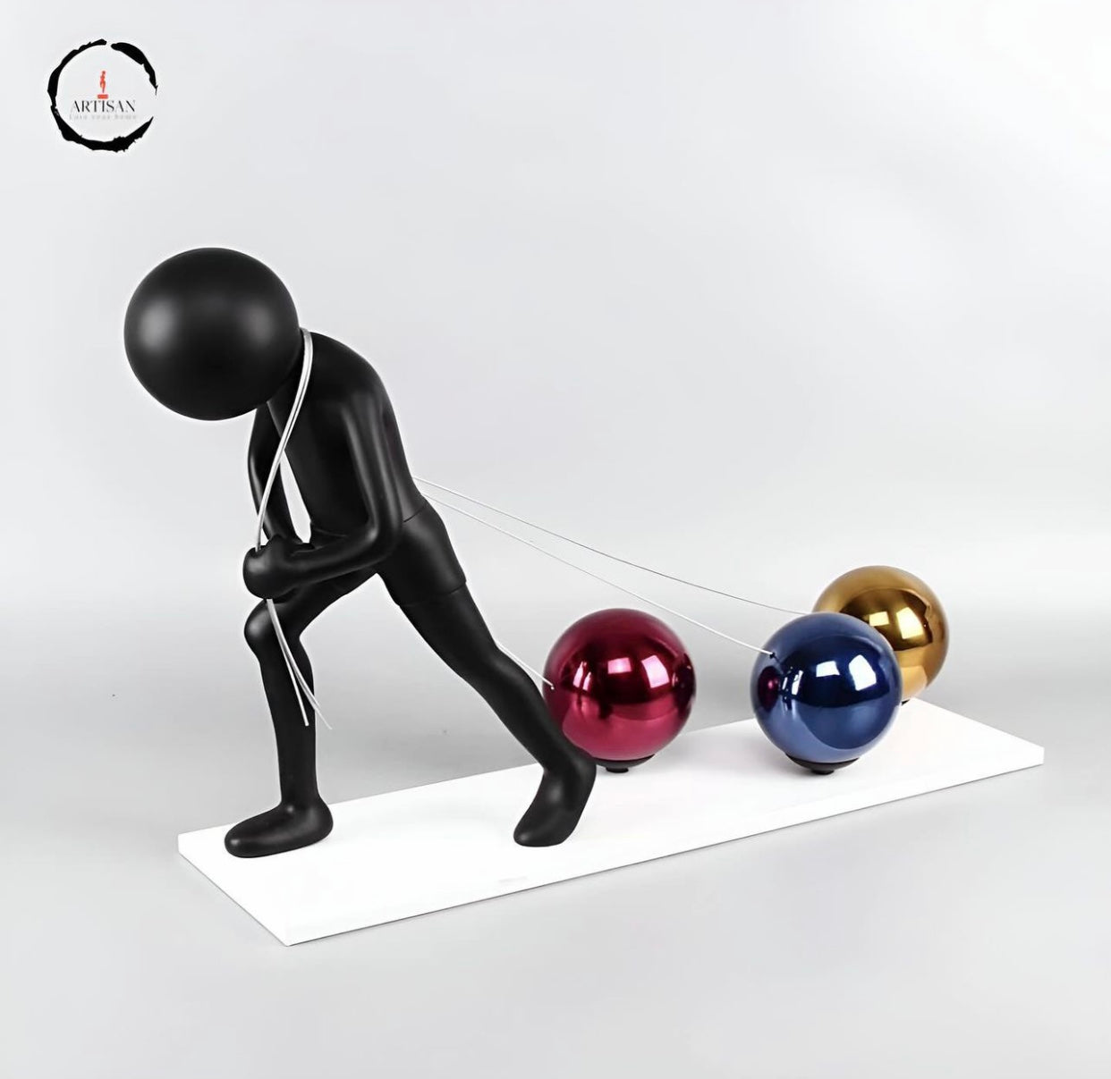 Pulling ball Sculpture