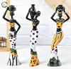 Retro Vase African Lady Statue