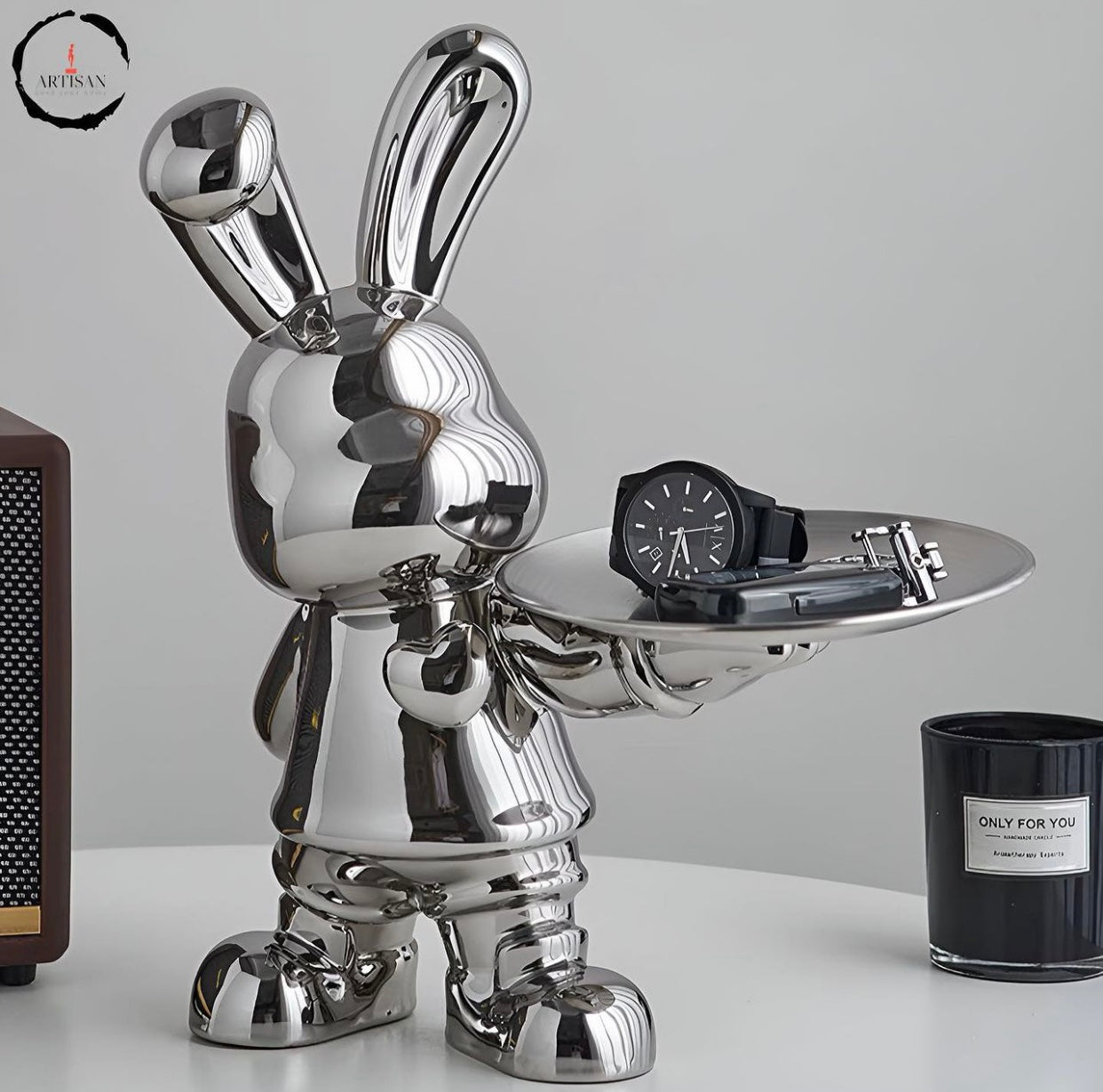 Silver chrome Modern Rabbit