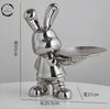 Silver chrome Modern Rabbit