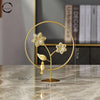 Golden Leaf Sculpture