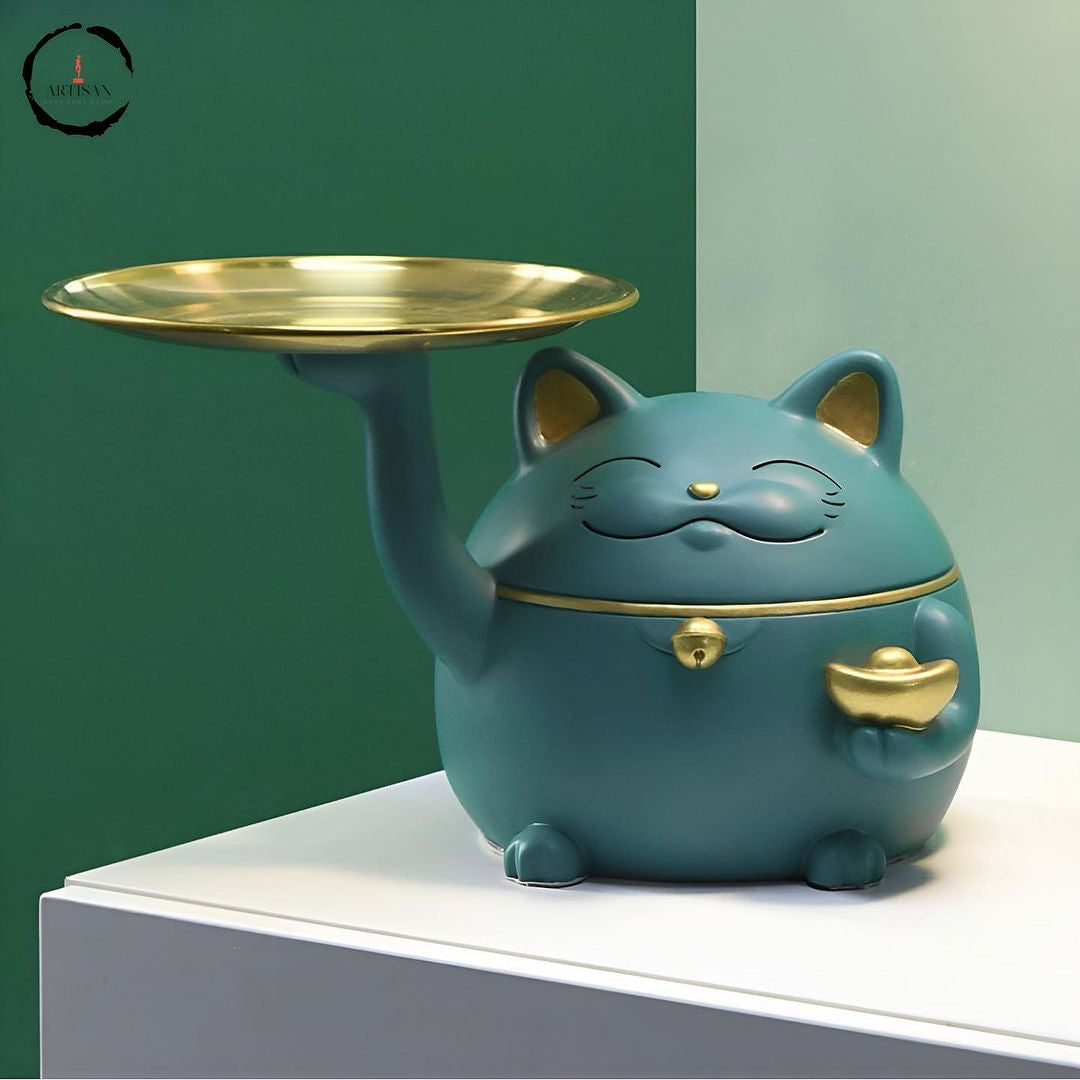 Lucky Cat Tabletop Figurine