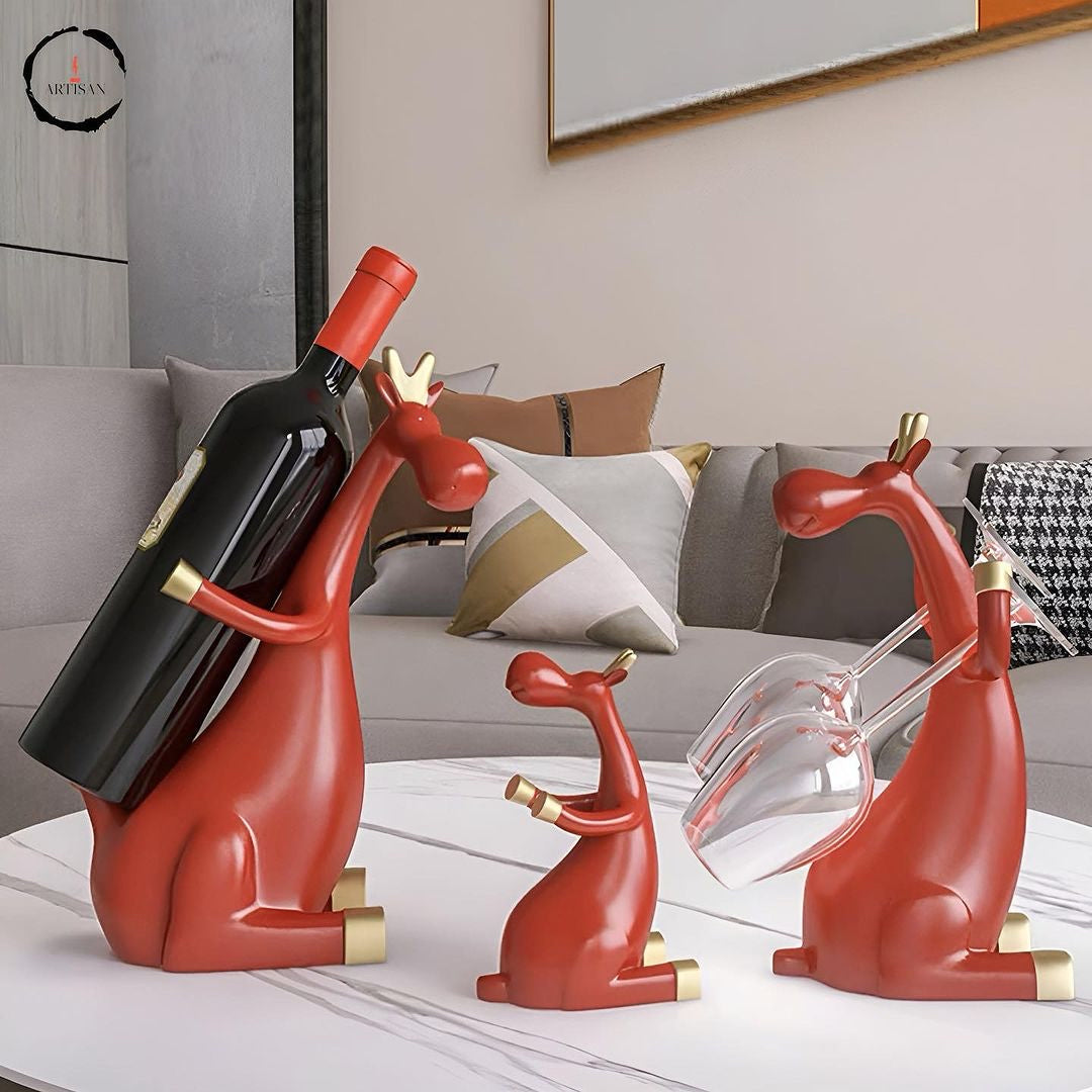 Wine Holder Tabletop Figurines